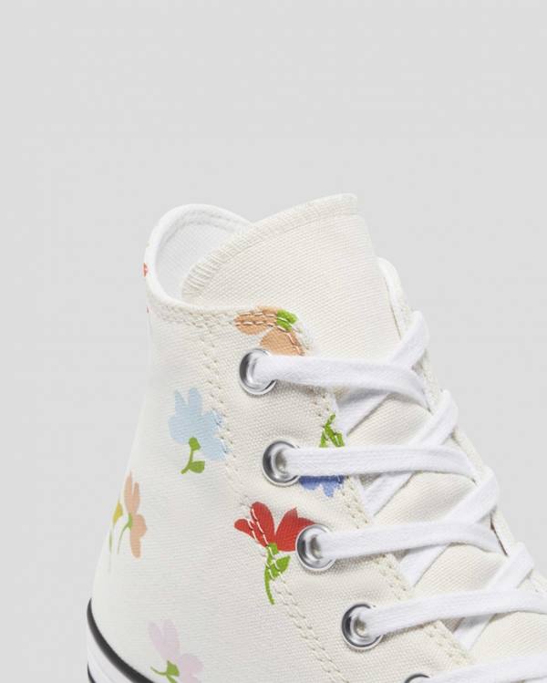Trampki Wysokie Converse Chuck Taylor All Star Garden Party Beżowe | CV-461RXQ