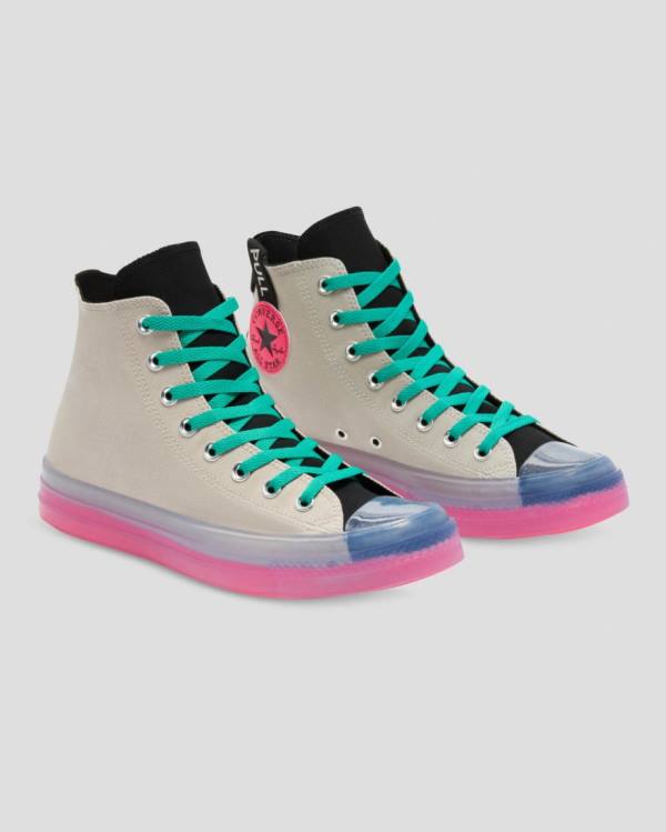 Trampki Wysokie Converse Chuck Taylor All Star CX Pull Tab Beżowe | CV-502VGH