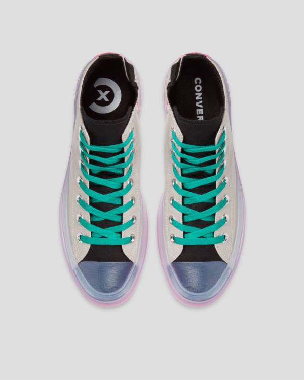 Trampki Wysokie Converse Chuck Taylor All Star CX Pull Tab Beżowe | CV-502VGH