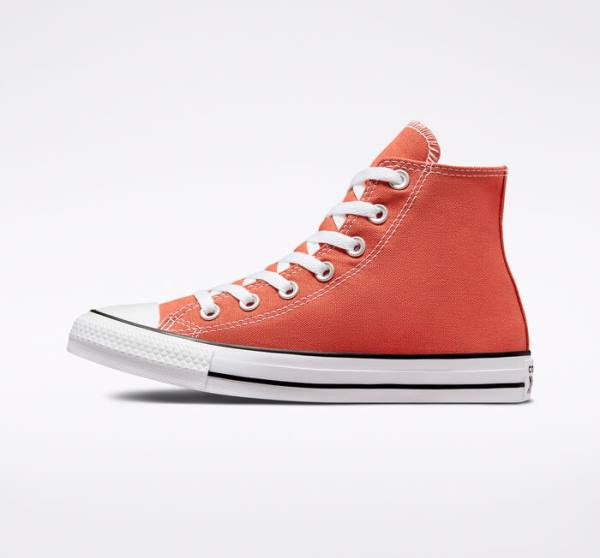 Trampki Wysokie Converse Chuck Taylor All Star Seasonal Color Pomarańczowe | CV-543KCH