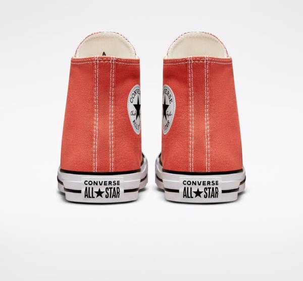 Trampki Wysokie Converse Chuck Taylor All Star Seasonal Color Pomarańczowe | CV-543KCH