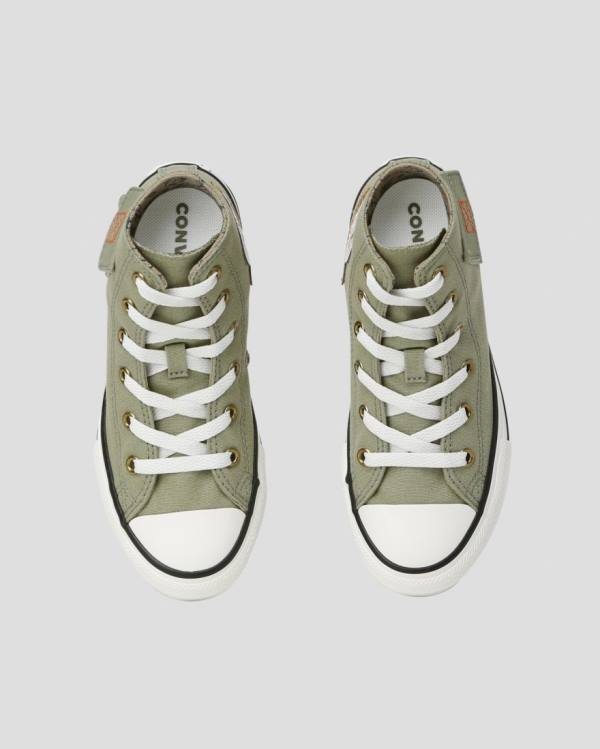 Trampki Wysokie Converse Chuck Taylor All Star Pocket Camp Zielone | CV-563KMC