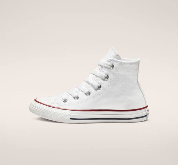 Trampki Wysokie Converse Chuck Taylor All Star Białe | CV-587XTC