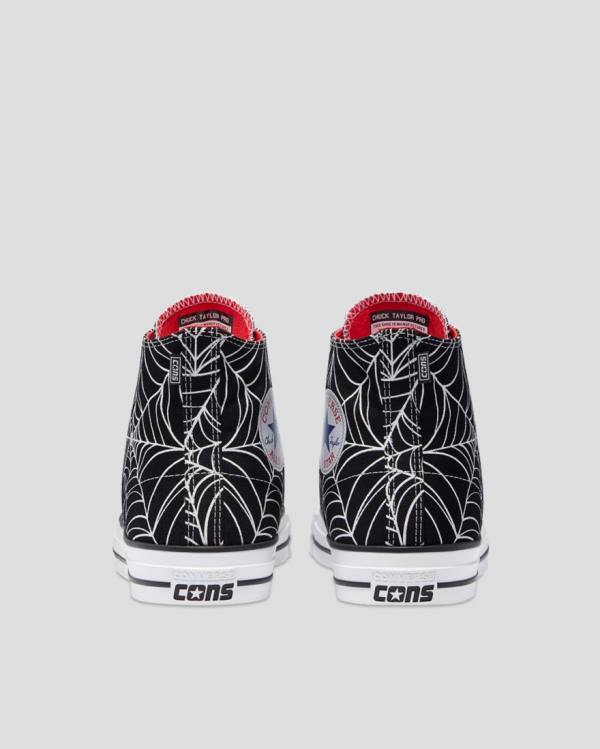 Trampki Wysokie Converse Chuck Taylor All Star Pro Roll Up Czarne | CV-629YME