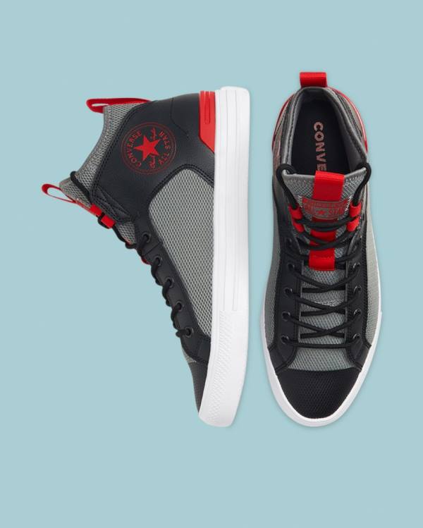Trampki Wysokie Converse Chuck Taylor All Star Ultra Seasonal Colour Szare Czarne | CV-694BNG