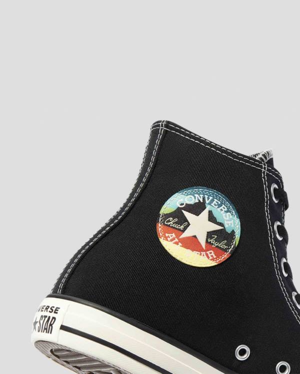 Trampki Wysokie Converse Chuck Taylor All Star National Parks Patch Czarne | CV-730UNW