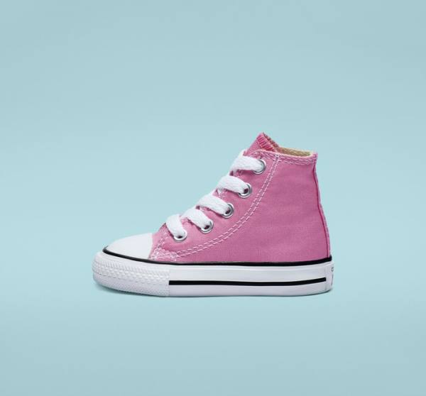 Trampki Wysokie Converse Chuck Taylor All Star Klasyczne Różowe | CV-740OTD