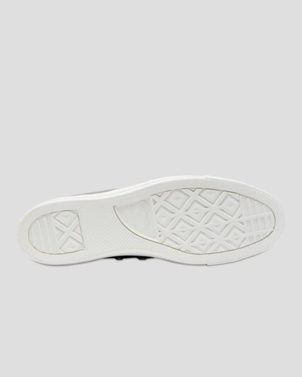Trampki Wysokie Converse Chuck Taylor All Star Seasonal Skórzane Czarne | CV-746HCG