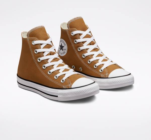 Trampki Wysokie Converse Chuck Taylor All Star Seasonal Color Białe Czarne | CV-751SAL