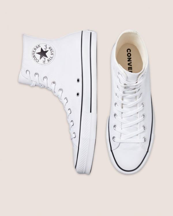 Trampki Wysokie Converse Chuck Taylor All Star Lift X Białe | CV-759WMS