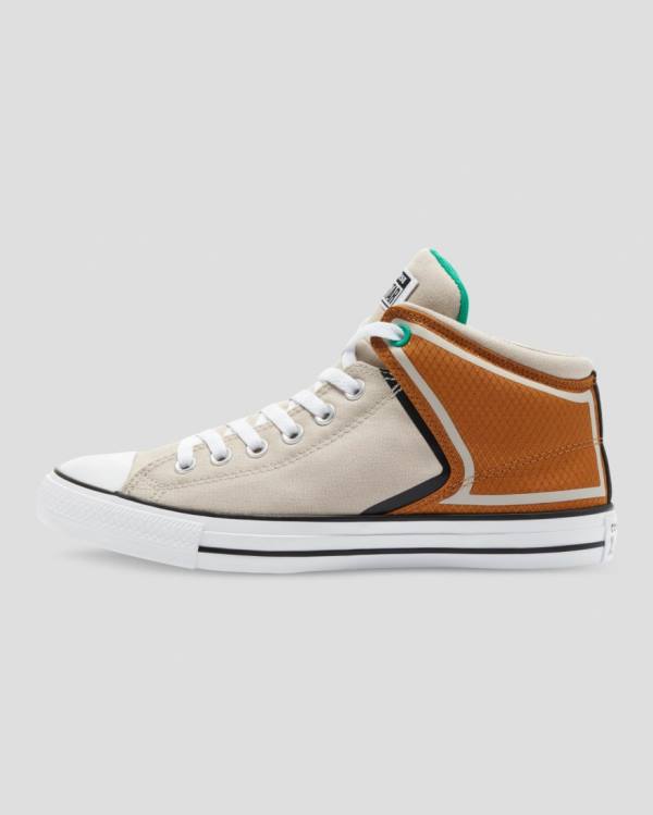 Trampki Wysokie Converse Chuck Taylor All Star High Streetwear Brązowe Beżowe | CV-862GKJ