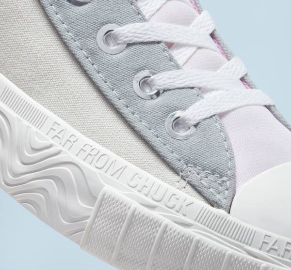 Trampki Wysokie Converse Chuck Taylor Alt Star Marbled Patch Szare Różowe | CV-894BOC