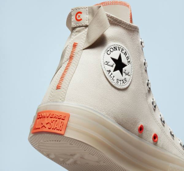 Trampki Wysokie Converse Chuck Taylor All Star CX Stretch Płócienne Brązowe Mango | CV-896WJF