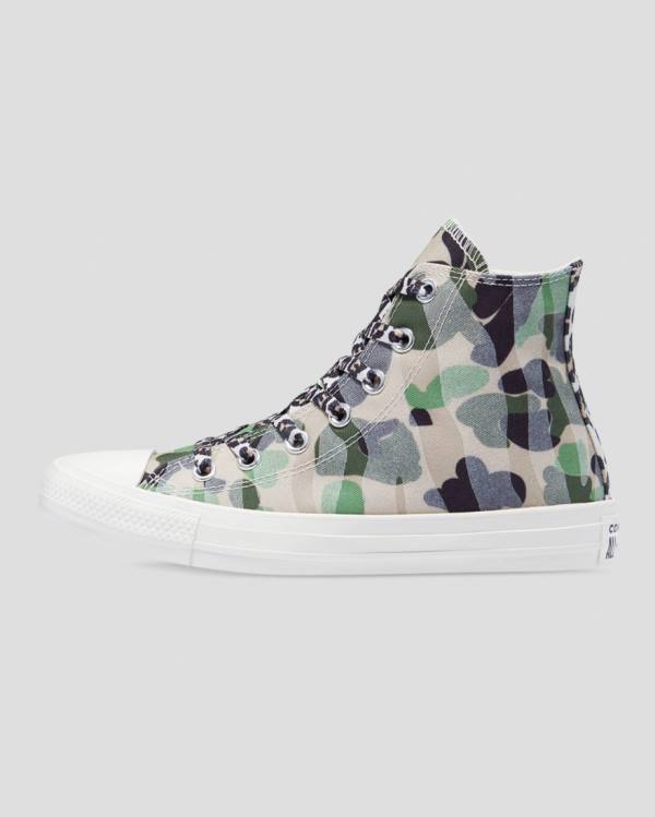 Trampki Wysokie Converse Chuck Taylor Archive Print Camo | CV-692DMQ