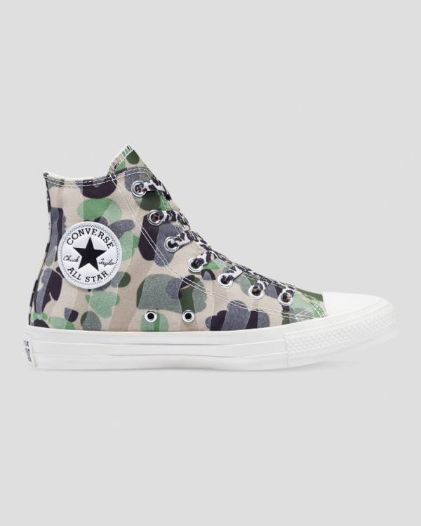 Trampki Wysokie Converse Chuck Taylor Archive Print Camo | CV-692DMQ