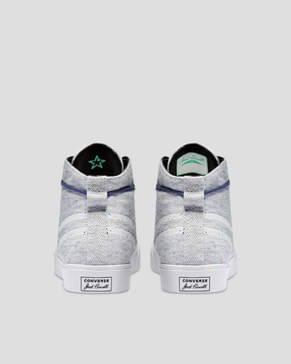 Trampki Wysokie Converse Jack Purcell Ralley Morphlon Szare | CV-829HYK