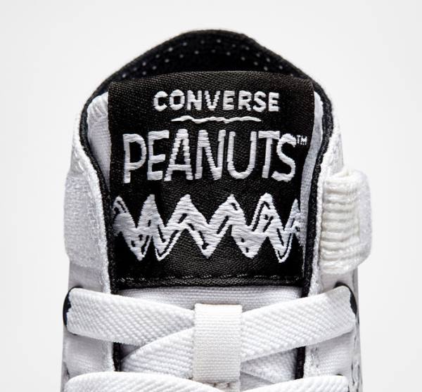 Trampki Wysokie Converse Peanuts Chuck Taylor All Star Easy-On Białe Czarne Czerwone | CV-235ZSM