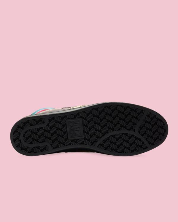 Trampki Wysokie Converse Pro Skórzane Iridescent Czarne | CV-452NKD