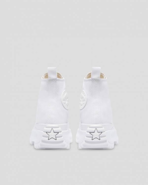 Trampki Wysokie Converse Run Star Hike All White Białe | CV-875RWM