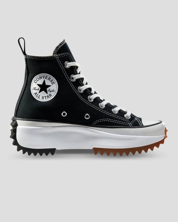 Trampki Wysokie Converse Run Star Hike Lugged Czarne | CV-159TXC