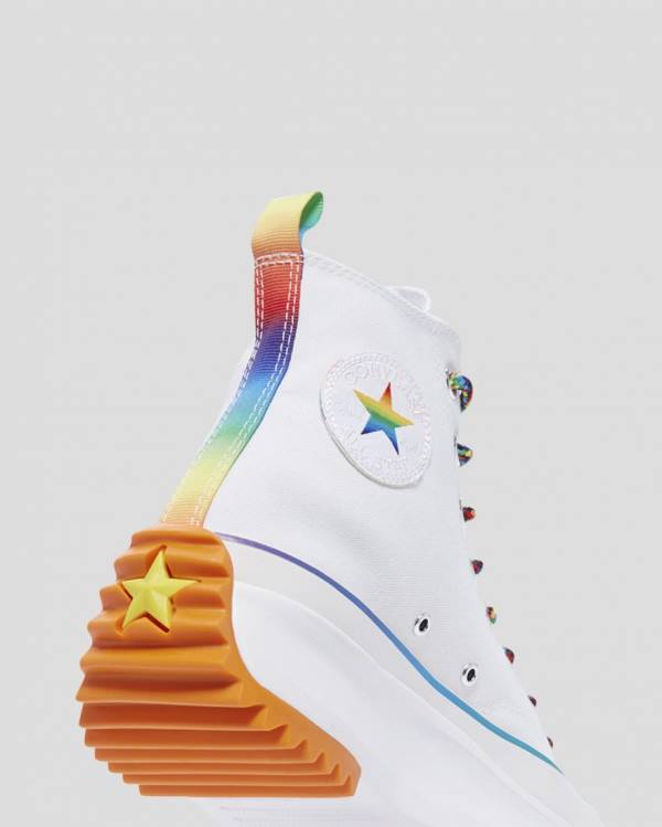 Trampki Wysokie Converse Run Star Hike Pride Białe | CV-140BAM