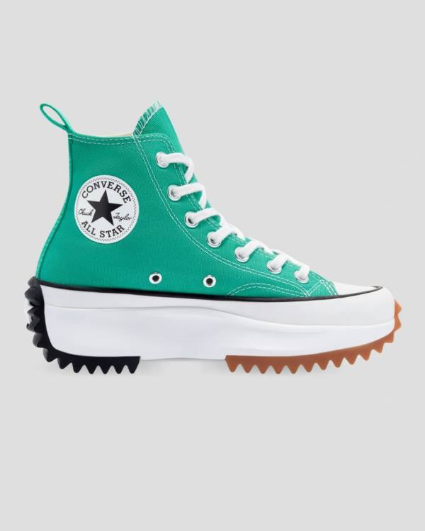 Trampki Wysokie Converse Run Star Hike Seasonal Colour Zielone | CV-458SJM