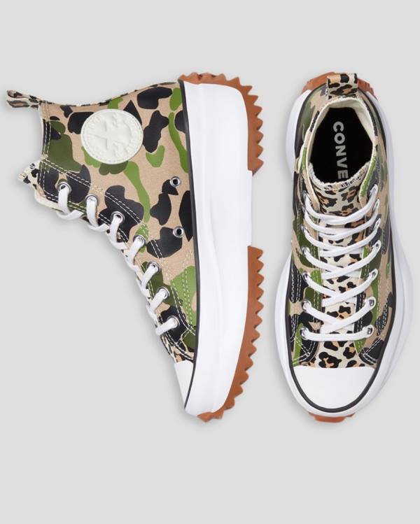 Trampki Wysokie Converse Run Star Hike Wild Archive Camo | CV-167UTG