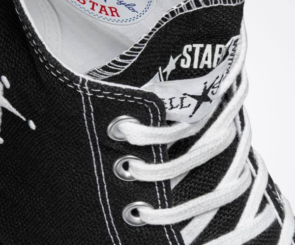 Trampki Wysokie Converse Stussy Chuck 70 Czarne Białe | CV-014HDR