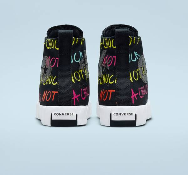 Trampki Wysokie Converse UNT1TL3D Czarne Białe | CV-384GSQ