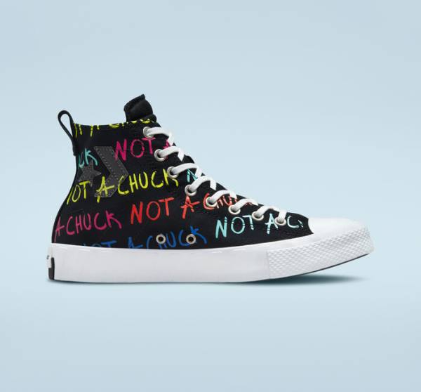 Trampki Wysokie Converse UNT1TL3D Czarne Białe | CV-384GSQ
