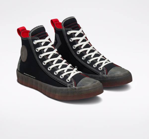 Trampki Wysokie Converse UNT1TL3D Czarne | CV-497YVD