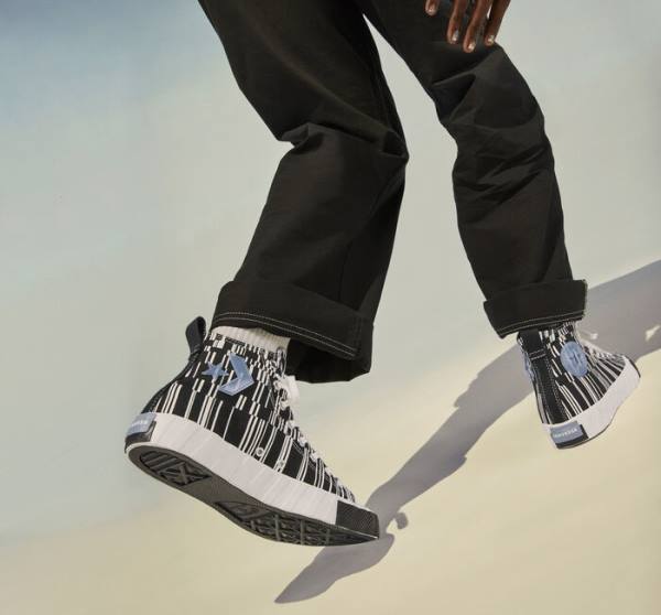 Trampki Wysokie Converse UNT1TL3D Translucent Barcode Czarne Białe Indygo | CV-519FEB
